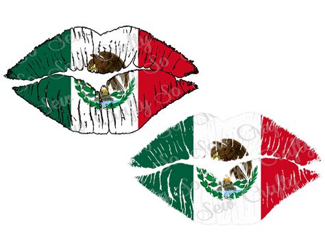 Mexico Lips Png Mexico Mouth Mexican Flag Lips Png 2 Files Etsy