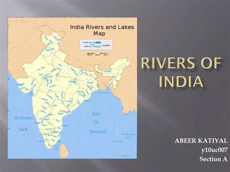 10 Rivers On Physical Map Of India Map