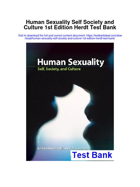 Human Sexuality Self Society And Culture 1st Edition Herdt Test Bank Pdf Birth Control