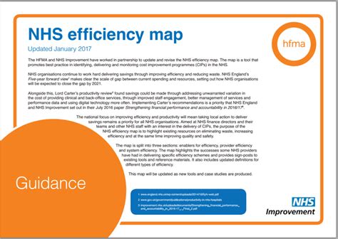 Nhs Efficiency Map Updates Quality Improvement News