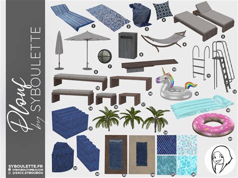 Plouf Pool Cc Sims 4 Syboulette Custom Content For The Sims 4