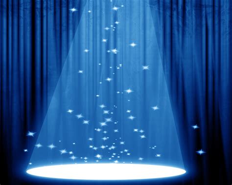 Blue Stage Lighting Free Ppt Backgrounds For Your Powerpoint Templates
