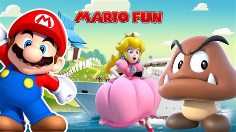 Mario Animation: Epic Sunbathing Fail: Mario and Peach Attacked by