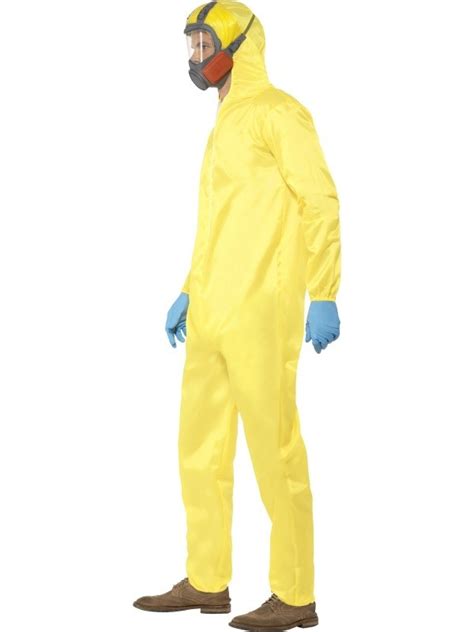 Adult Breaking Bad Hazmat Suit Walter Hazard Chemical Dress Up Men