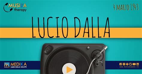 Over the years he has recorded numerous albums that have so. MusikaTherapy - Le 10 Canzoni più belle di Lucio Dalla ...