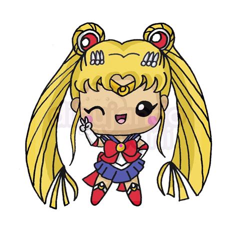 Dibujos De Sailor Moon Kawaii Personajes Kawaii