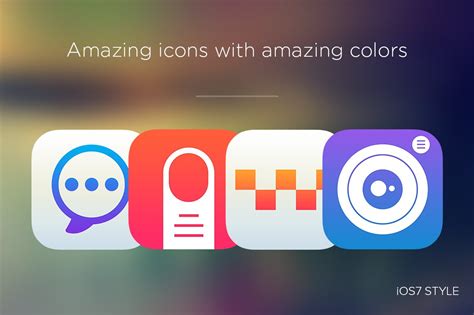 Awesome Icons With Awesome Colors ~ Icons ~ Creative Market