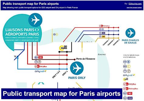 Paris Airport Map Gadgets 2018