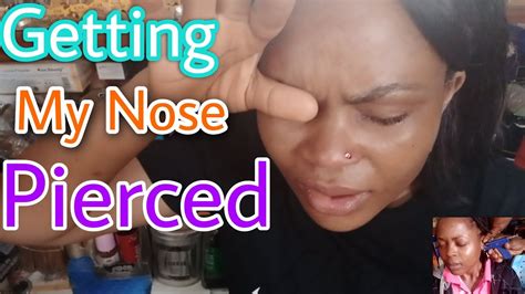 How To Pierce Your Nose 😩 Vlogging In Bamenda Nappy Gabby Youtube