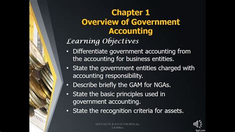 Government Accounting And Accounting For Npos Chapter 1 Overview Of