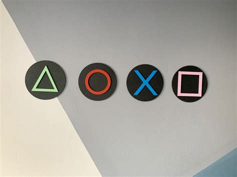 Gaming Symbols Wall Decor Etsy
