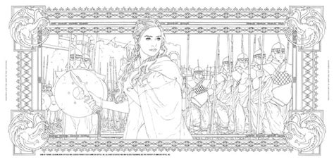 Coloring pages of the american singer billie eilish. Game of Thrones : Second livre de coloriage officiel en ...