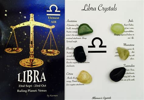 Libra Crystals Set Libra Birthstone Set Libra T Set Etsy