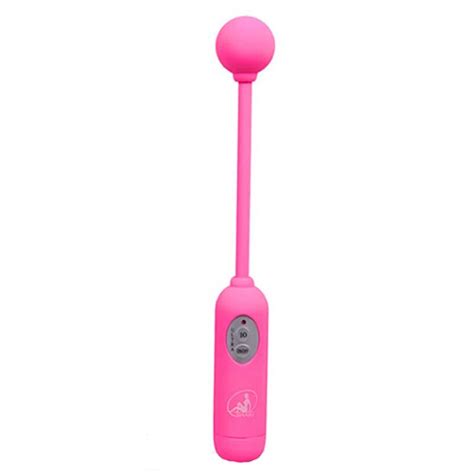 Anal Probe Vibrator Romantic Pink Vibrating Pleasure Beads Anal Play Beads Sex Toys For Female