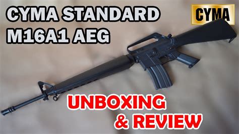 Cyma Standard M16a1 Vietnam Era Unboxing And Review Youtube
