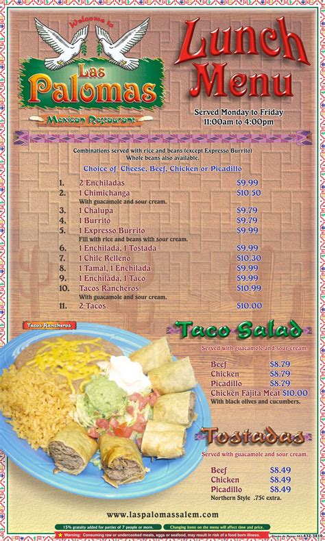 We are your friendly neighborhood mexican restaurant. Las Palomas Mexican Restaurant in Salem Oregon | Salem ...