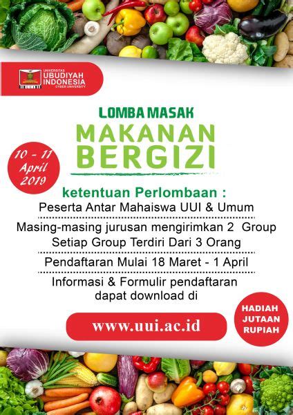 Lomba Masak Universitas Ubudiyah Indonesia Prodi Gizi Universitas Ubudiyah Indonesia