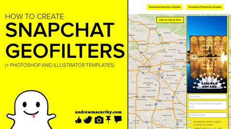 How To Create A Snapchat Geofilter Tutorial Photoshop