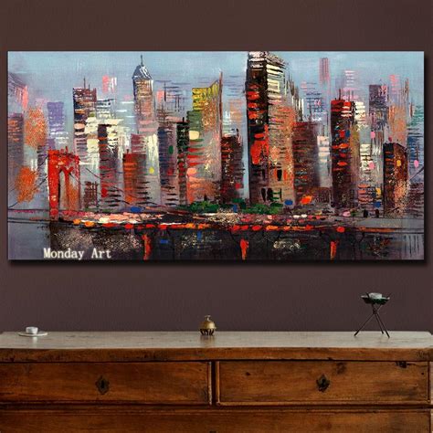 Abstract Cityscape Painting Painting Photos