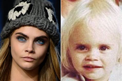 Cara Delevingne Baby Picture Model Posts Childhood Photo And You Can