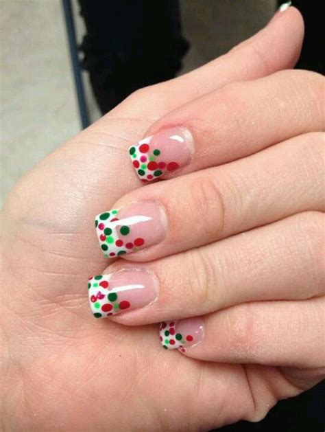 simple christmas nail art designs   christmas