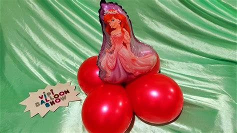 Making Princess Ariel Balloon Decoration Youtube