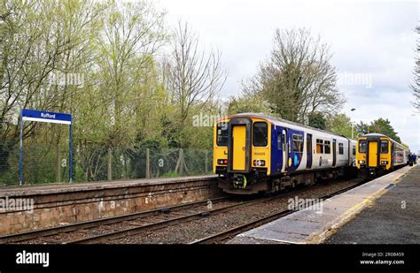 Unusual To See A Train On Both Platforms Here At Rufford The Normal