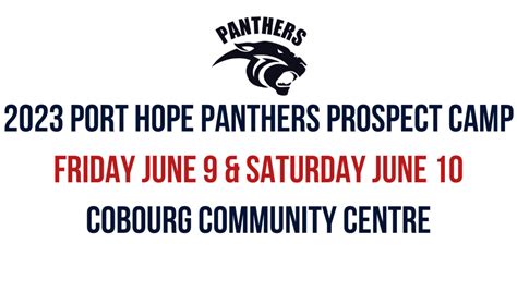 Join Our Team Port Hope Panthers