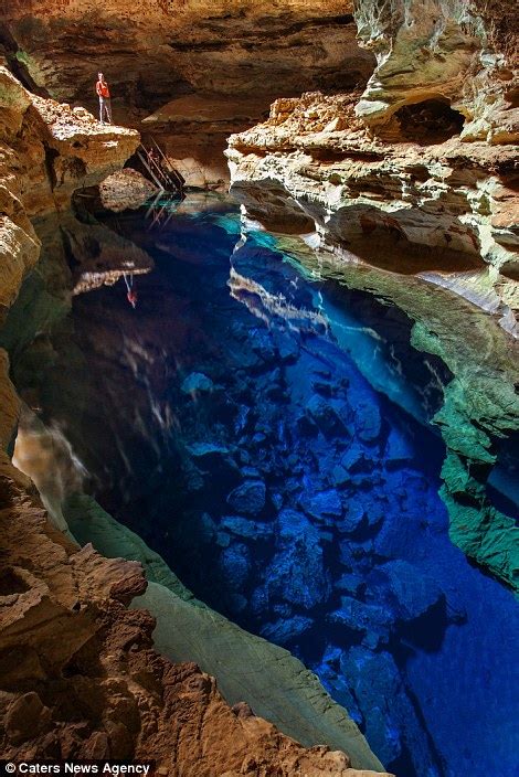 The Beauty Of Brazils Invisible Pool Mystical Cave