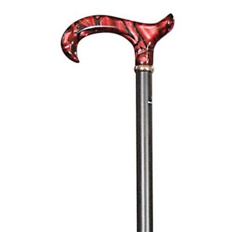 Extending Derby Cane Acrylic Handle Ruby 3236e The Walking