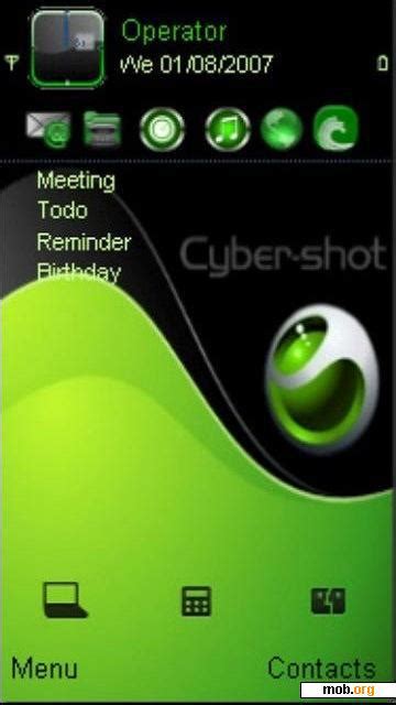 Download Free Cybershot Sony Theme For Symbian Os 94 S60 5th Edition