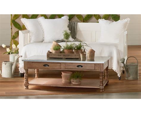 With a few tips, it's easy to compose an arrangement that is functional and appealing. Magnolia Home 2020101I Bobbin Coffee Table With Zinc Top ...