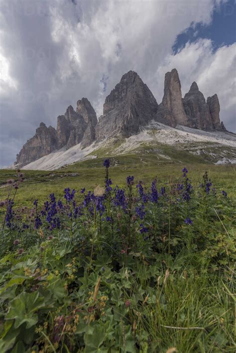 Italy Sexten Dolomites Tre Cime Di Lavaredo Nature Park