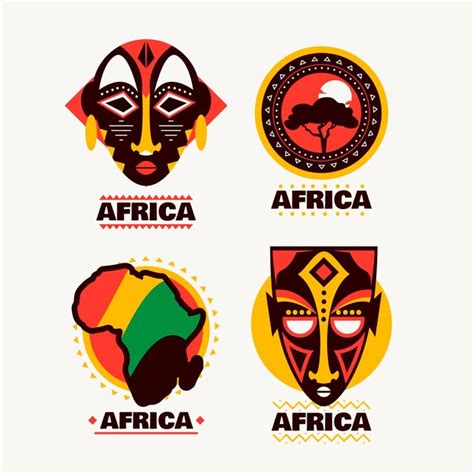 Premium Vector Africa Logo Template Set