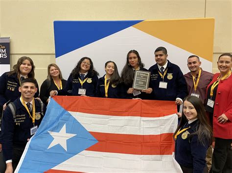 Puerto Rico gana “Medalla de Bronce” en competencias FFA en Estados