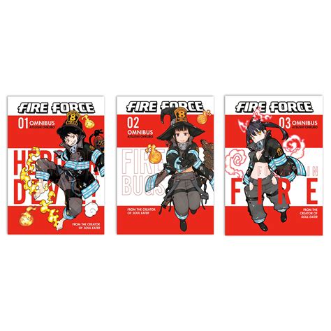 Fire Force Manga Omnibus 1 3 Bundle Crunchyroll Store
