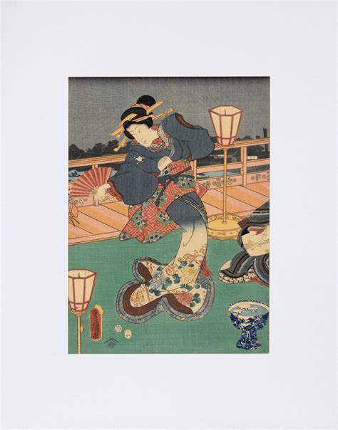 Utagawa Kunisada Toyokuni Iii Sun Saburo Matsugaya Mid 19th