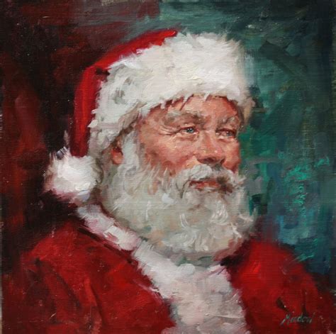 Image Result For Christmas Art Santa Claus Santa Paintings Christmas