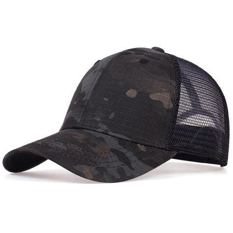 Mesh Summer Sun Hat Caps For Men Women Adjustable Baseball Cap Men