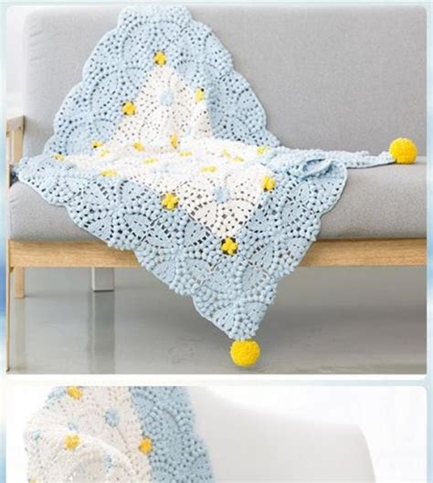 Simply Crochet Crochet Pearl Flower Popcorn Square Motif Free Patterns