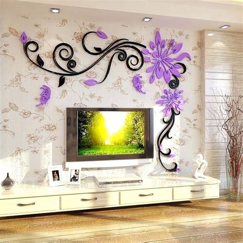 30 Best 3d Tv Wall Background Self Adhesive Stickers For