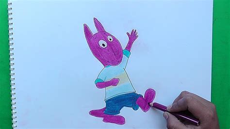 Como Dibujar Y Pintar A Austin Backyardigans How To Draw And Paint