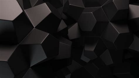 Black Octagon Geometric Shape Hd Geometric Wallpapers Hd Wallpapers
