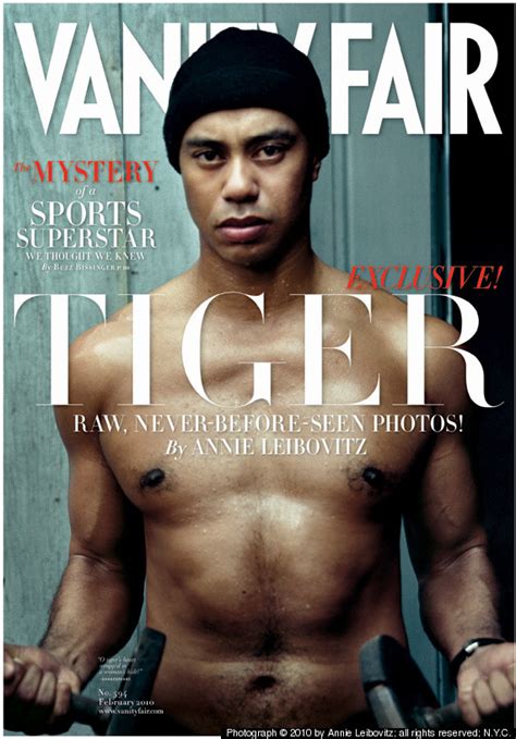 Tiger Woods SHIRTLESS Vanity Fair Picture PHOTO HuffPost