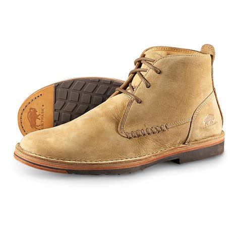 Mens Hs Trask Calderwood Boots Natural 191038 Casual Shoes At