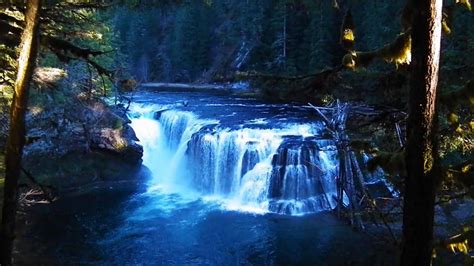 Lower Falls On The Lewis River In Washington Near Mt St Helens Youtube