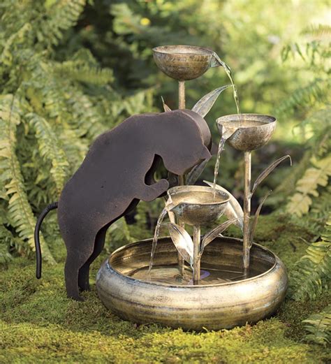 Outdoor Cat Water Fountain Outdoor Fountains