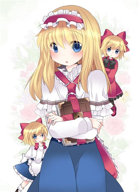 Alice Margatroid Shanghai Doll And Hourai Doll Touhou Drawn By