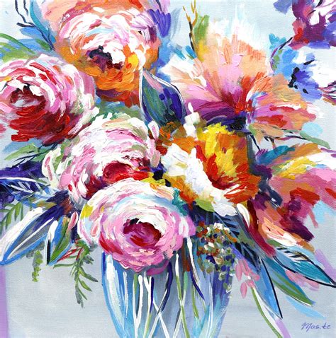 Vibrant Flower Painting