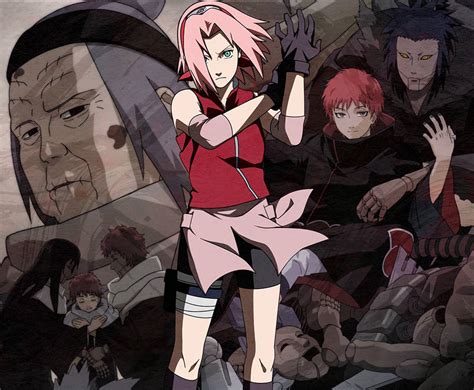 Sakura Y Chiyo Vs Sasori By Queenpenguinart On Deviantart